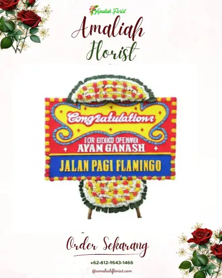 Sewa Papan Bunga Simpur